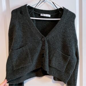 ZARA cropped cardigan